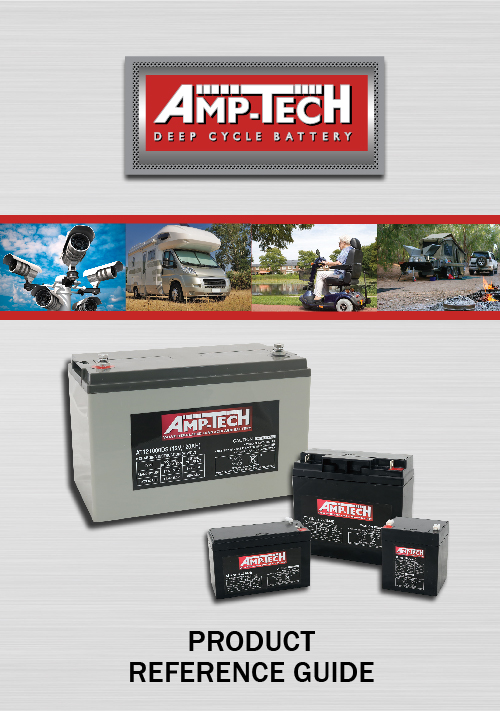 AMP Tech Deep Cycle Batteries | SuperCharge Brochure