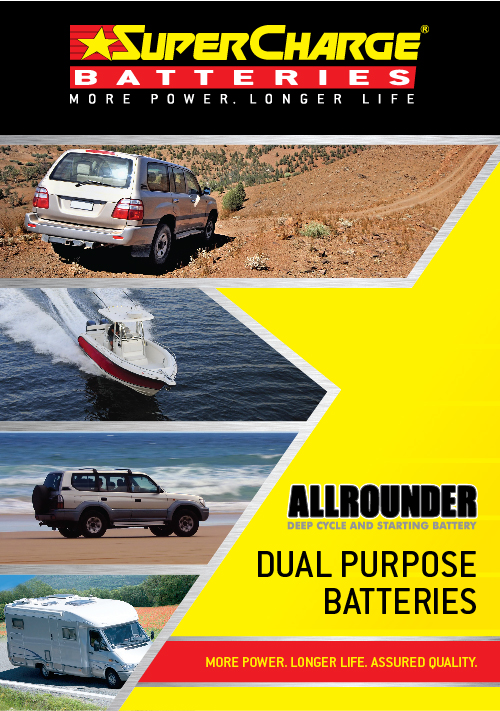 Dual Purpose Battery Range | SuperCharge Brochure