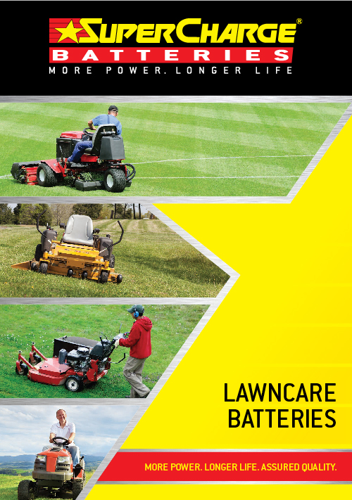 Lawn Care Battery Range | SuperCharge Brochure