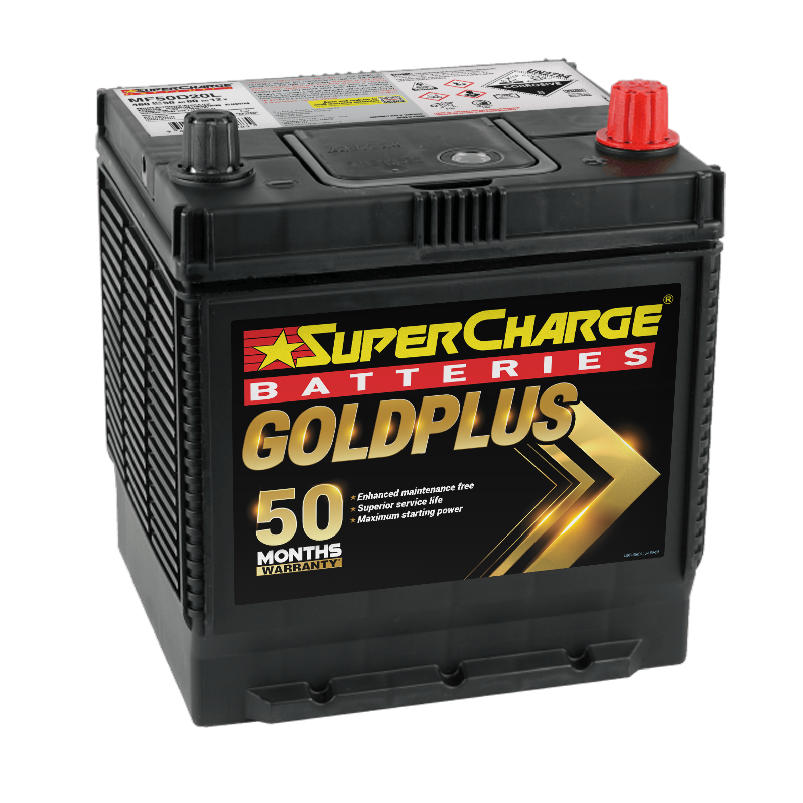 MF50D20L Battery - Superior Quality | Supercharge Batteries