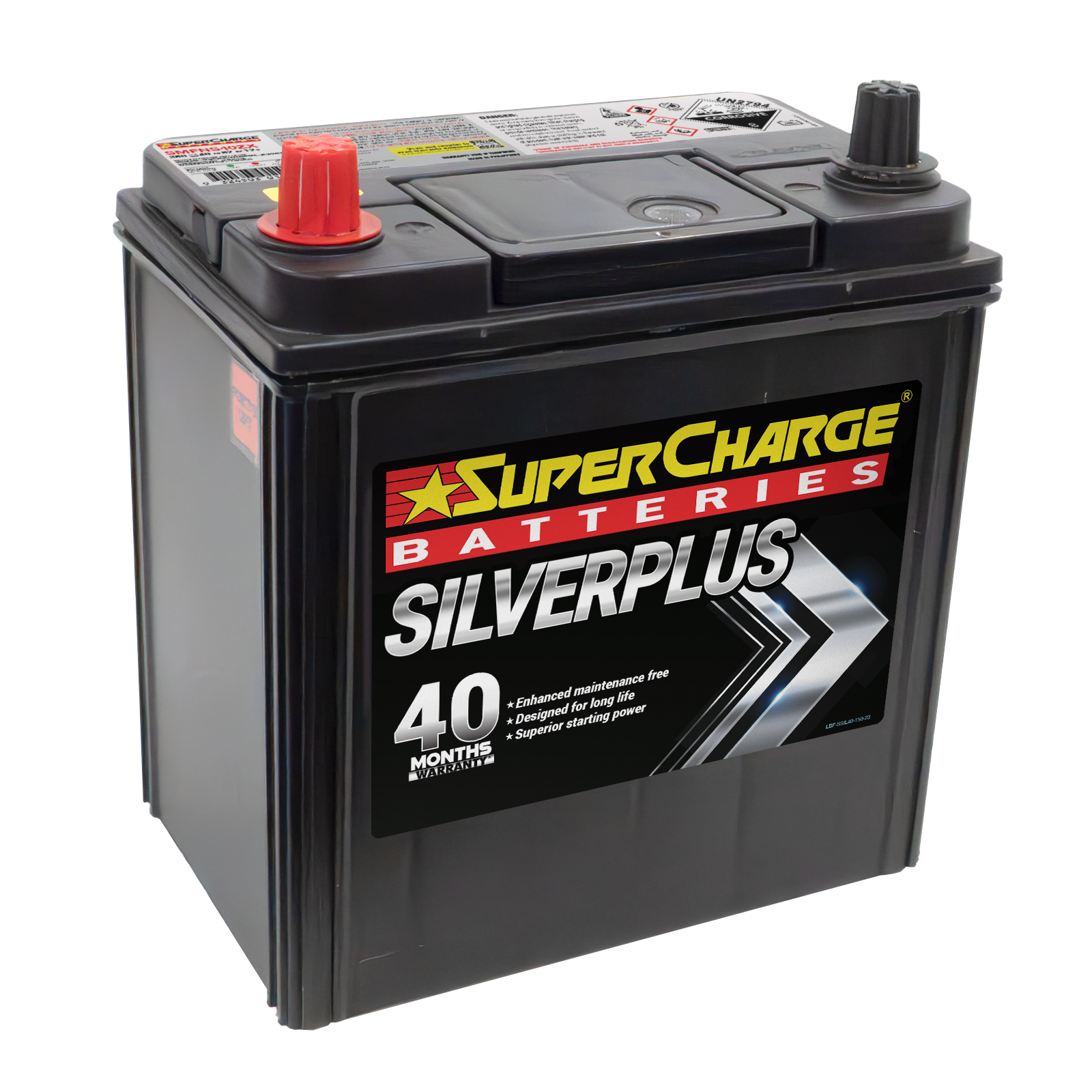 SMFNS40ZX Battery - Maintenance-Free Battery | Supercharge Batteries | Best