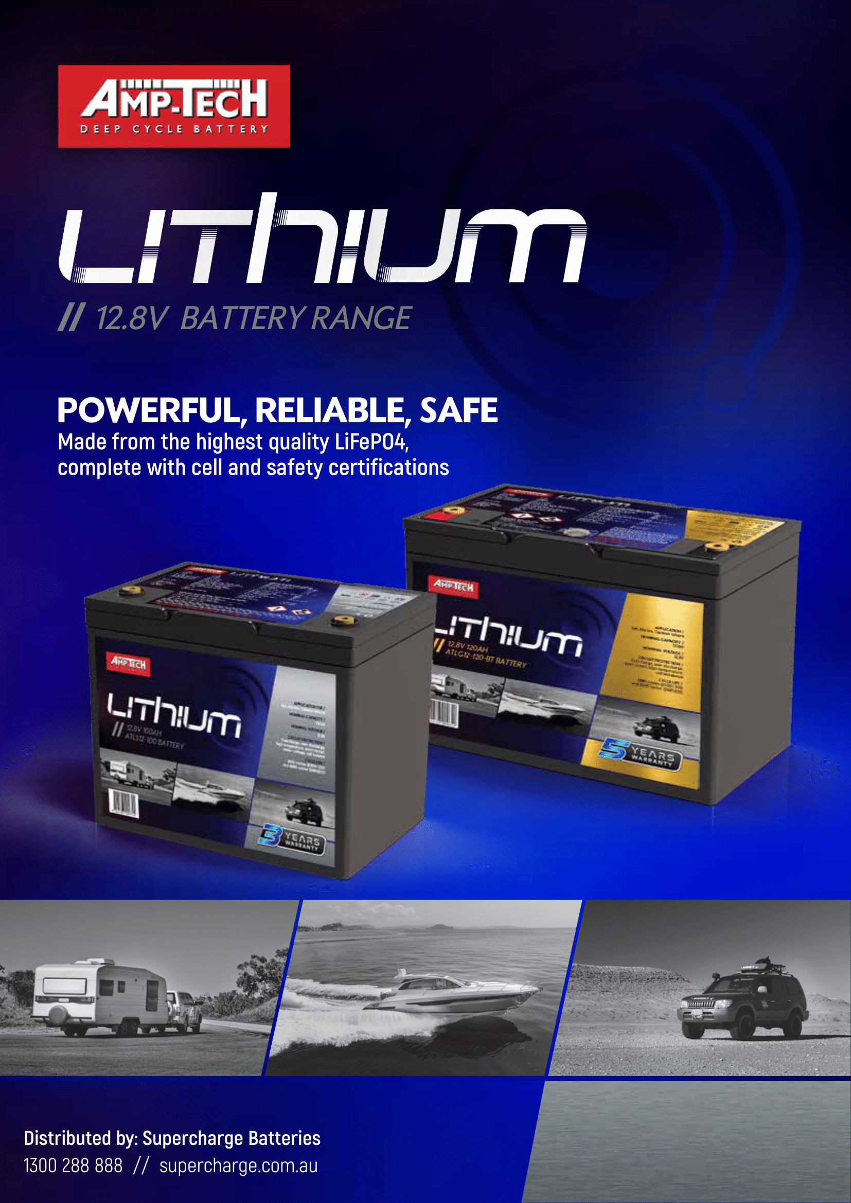 Amptech Lithium - Supercharge Batteries