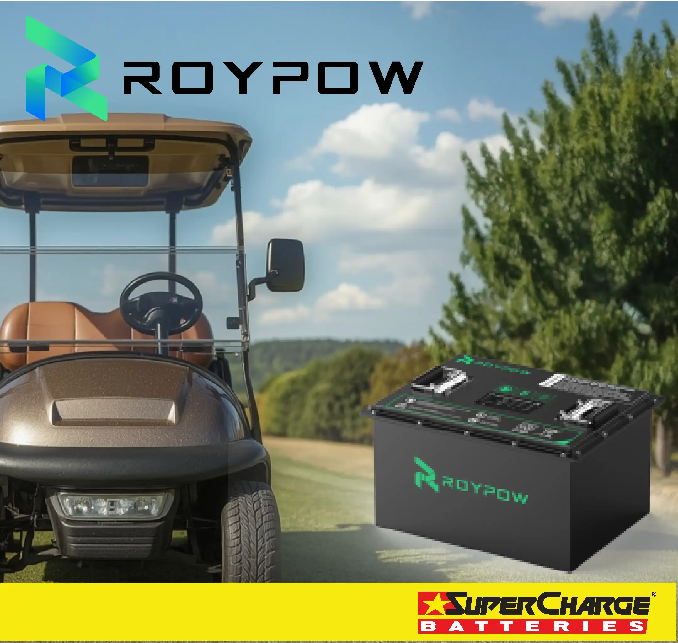 RoyPow Golf Cart Batteries